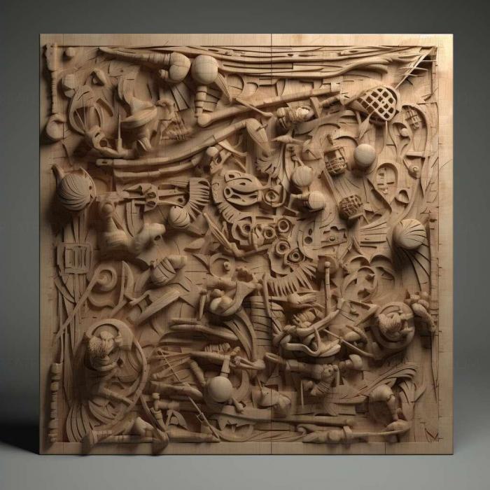 نموذج ثلاثي الأبعاد لآلة CNC 3D Art 